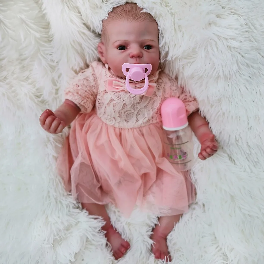 55 см Bebe Кукла Reborn Baby Doll тканевая кукла для тела Реалистичная кукла для малышей Мягкие силиконовые куклы Рождественские подарки Surprice