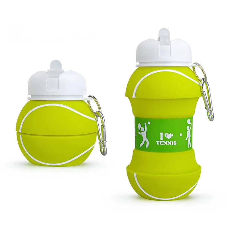 Новинка, теннисная Спортивная бутылка для воды с соломинкой ...