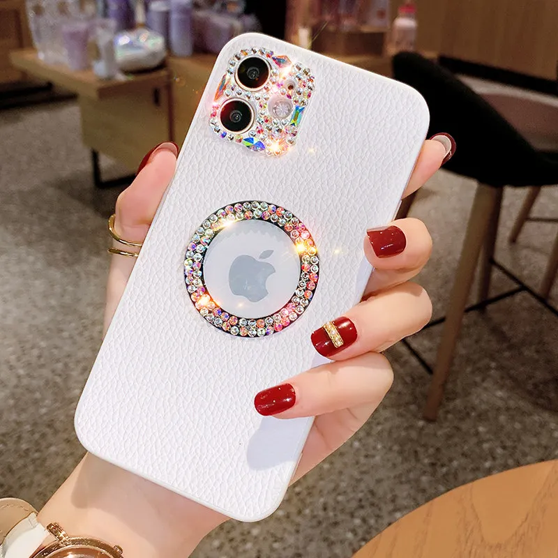 Leather Camera Lens Protection Case | Iphone 14 Pro Diamond Case | Case 14  Pro Max - Mobile Phone Cases & Covers - Aliexpress
