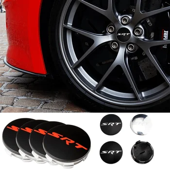 

63mm Car Wheel Hub Center Caps For Dodge SRT Logo Caliber Challenger Journey Caravan Durango Nitro Car Wheel Caps Accessories