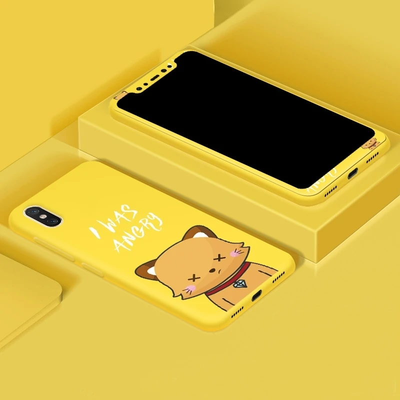 Защитный чехол для экрана для iPhone 11 Xs Max Xr Xs X 8 7 6 S, защитная пленка из закаленного стекла и матовая мягкая оболочка - Цвет: Pattern 2