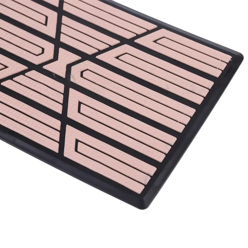 Universal PVC Car Floor Carpet Pad Heel Foot Mat Pedal Patch Cover 25x15cm Car Mat Anti-skid Pedal