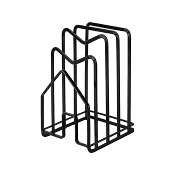 

Cutting Board Space Saving Pot Lid Holder Kitchen Organizer Iron Art Shelf Multi Layer Rustproof Storage Home Rack Durable Stand