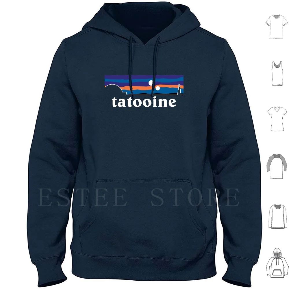 Tatooine Outfitters Felpe Con Cappuccio Droid Droids Tatooine C3Po R2D2 Geek Grunge Vintage Grunge Minimalista Lucas Jedi Sith
