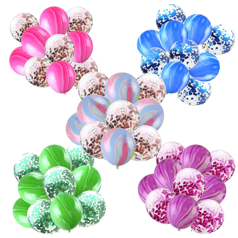 

10 шт свадебный день Святого Валентина Агат воздушный шар мраморной расцветки украшение для детского душа день рождения Агат декоративные принадлежности украшение