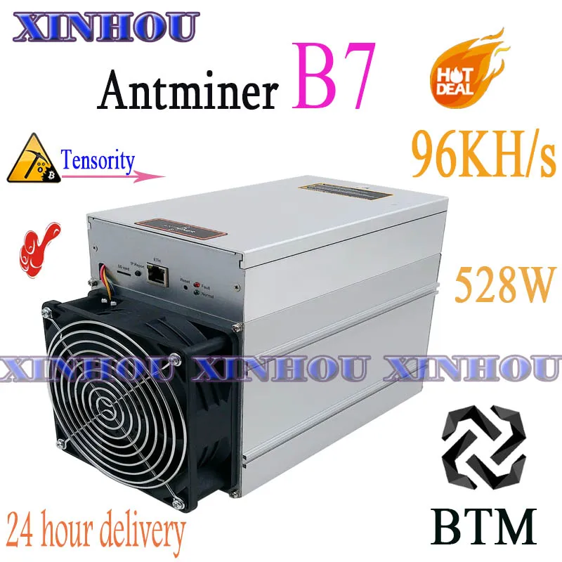 Asic Miner Antminer B7 96KH/s 528 Вт Tensority miner BTM mining лучше, чем antminer s9 S9K S17 T17 Z9 Z11 T2T Whatsminer M3 M21s Asic Miner Antminer B7 96KH/s 528 Вт Tensority miner BTM mining лучше, чем antminer s9 S9K S17 T17 Z9 Z11 T2T Whatsminer M3 M21s