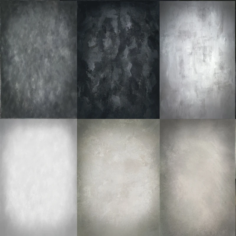 

Mocsicka Black Gray Photography Background Solid Color Decoration Adult Portrait Studio Professional Photography Props