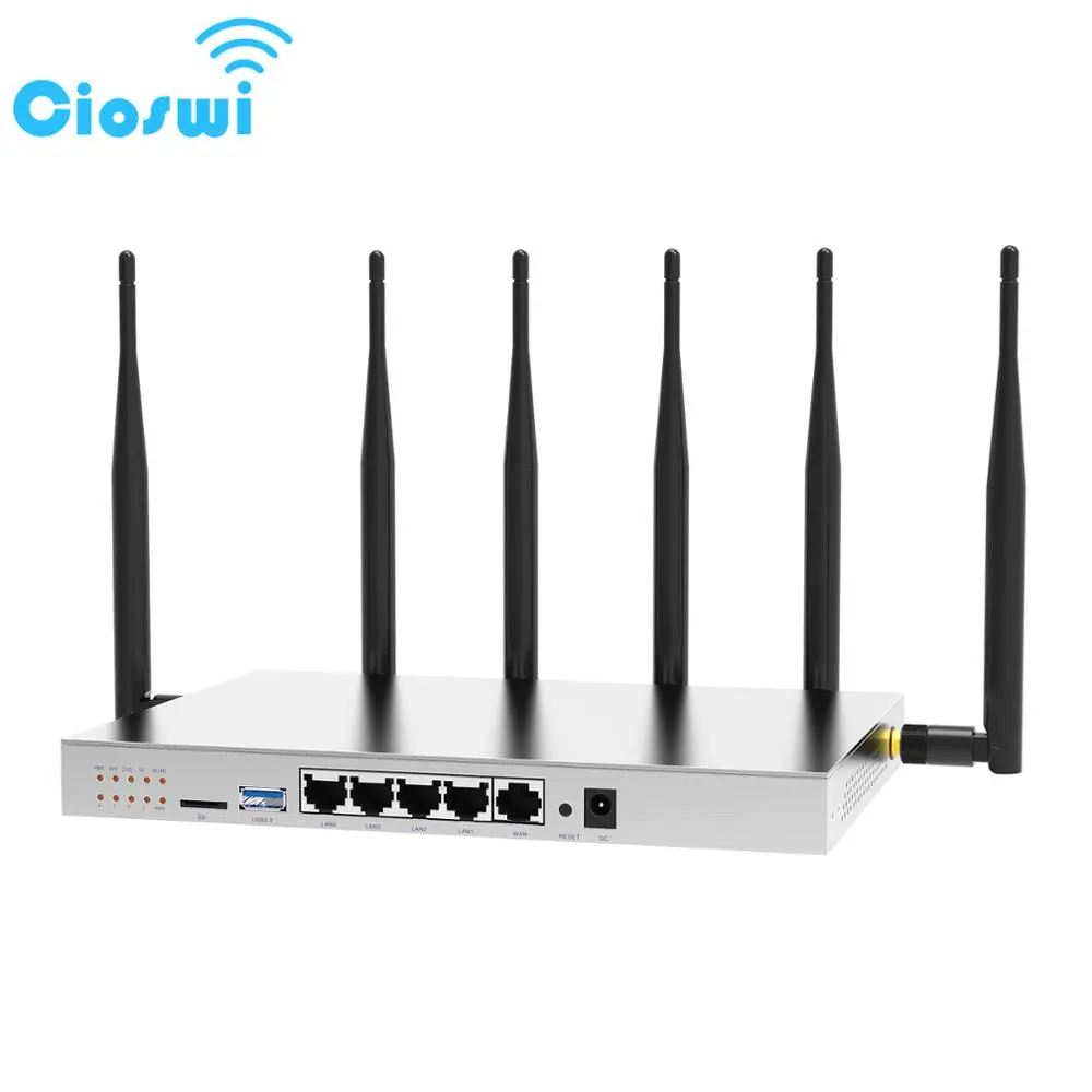 Tanie Cioswi 3G 4G router na kartę sim gniazdo 3G 4G Modem LTE silne Wifi stabilna wydajność o wysokiej mocy antena dookólna