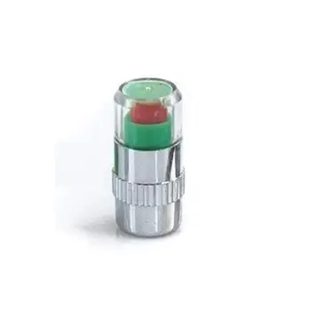 

4 Pcs Auto Car Tire Pressure Monitor Sensor Indicator Alert Valve Stems Caps TPMS Green Yellow Red 36PSI