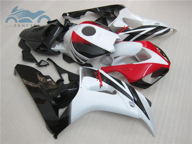 Индивидуальные инъекции обтекателя комплект Подходит для Honda CBR1000RR 2006 2007 CBR 1000RR 06 07 Черный, красный, белый ABS Обтекатели наборы частей XY55