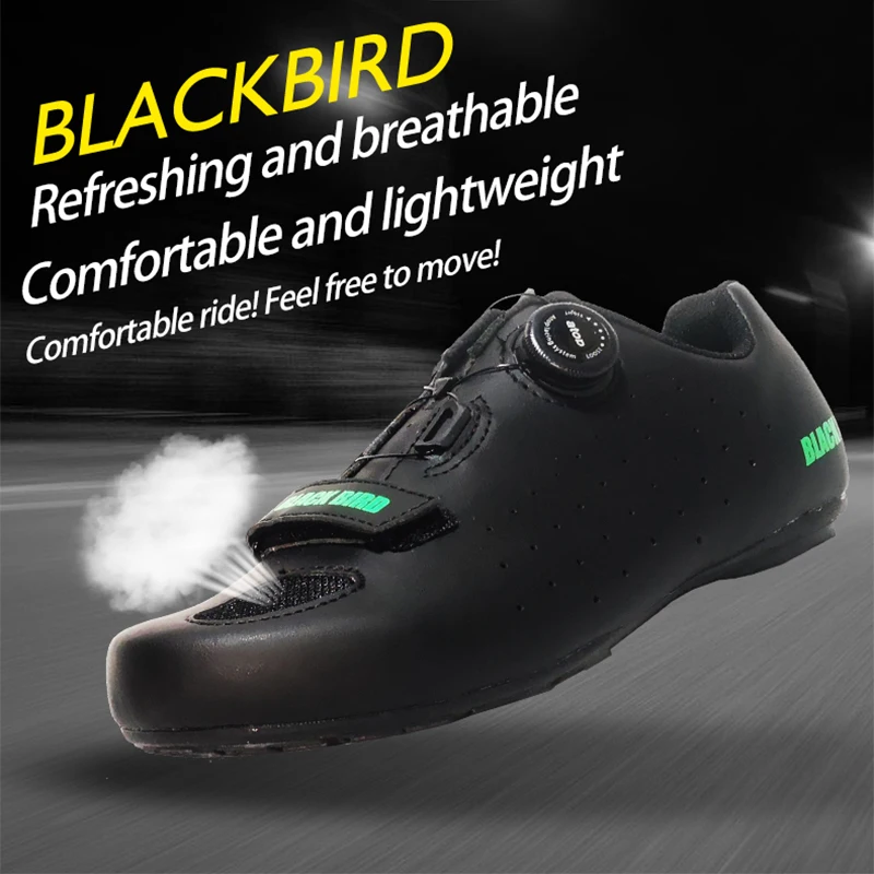 

2020 New Lockless Cycling Shoes Road Bike Shoes Ultralight Bicycle Sneakers Built-in Cadence Sensor Professional Breathable