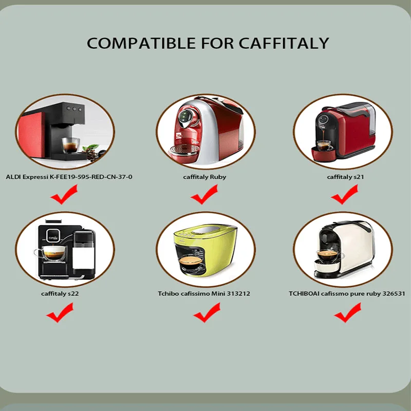3pcs Reusable Coffee Capsules For 