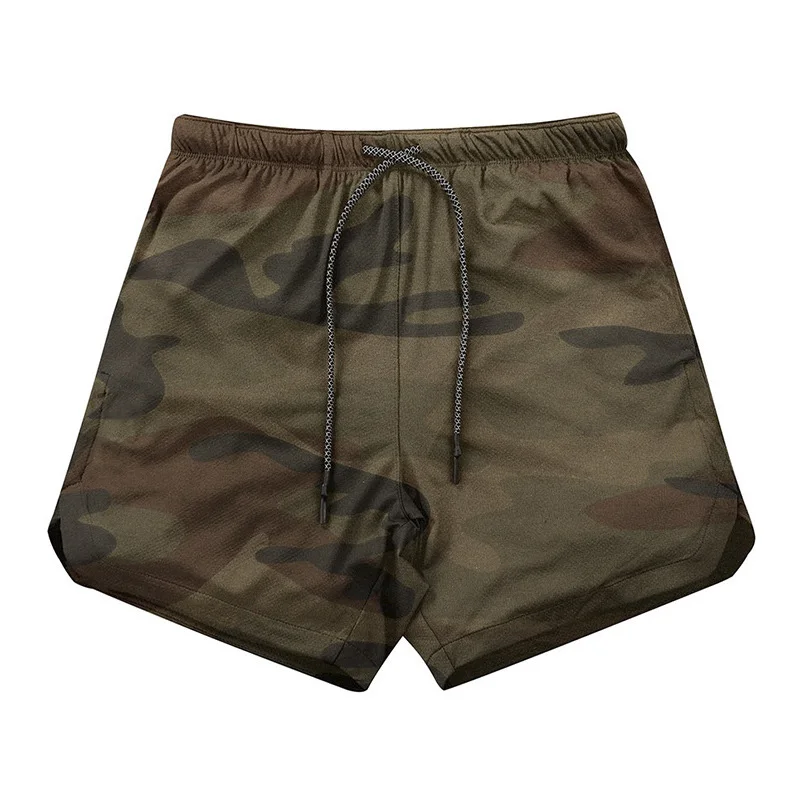 Mens Summer Fitness Running Shorts Men Sports Shorts Camouflage Quick Drying Training Gym Sport Shorts Joggers Short Pants - Цвет: Camouflage