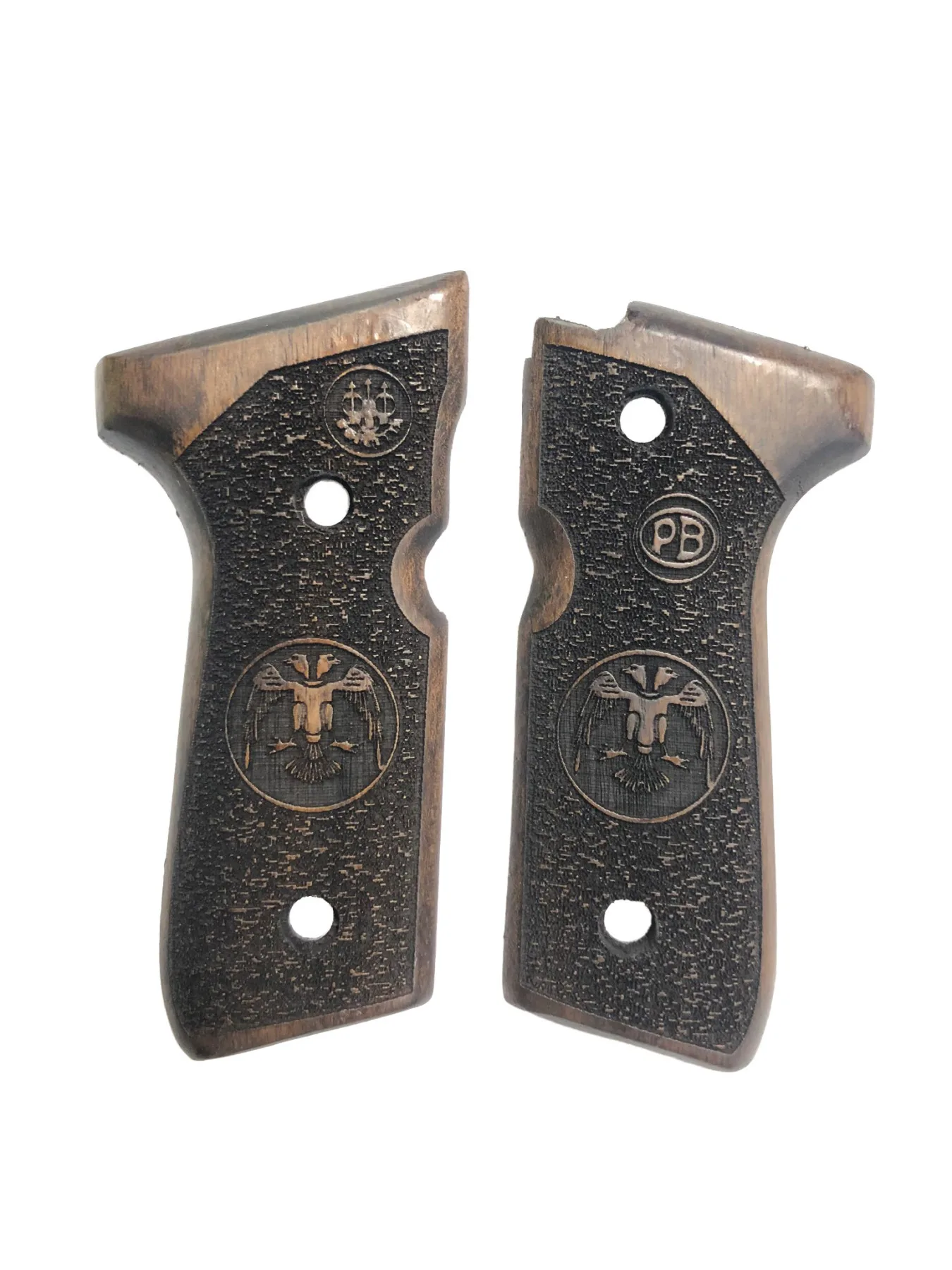 Beretta F92 Yavuz 16 совместимый с родителями Орел лазерная резка Темный Деревянный