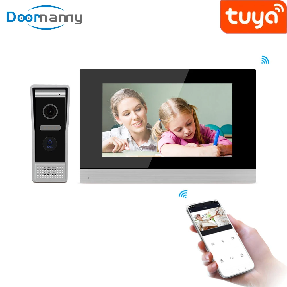 

Doornanny 10 Inch Smart Video Intercom For Home Apartment Doorbell & Indoor Monitor Video Call To The Door WiFi Doorbell Camera
