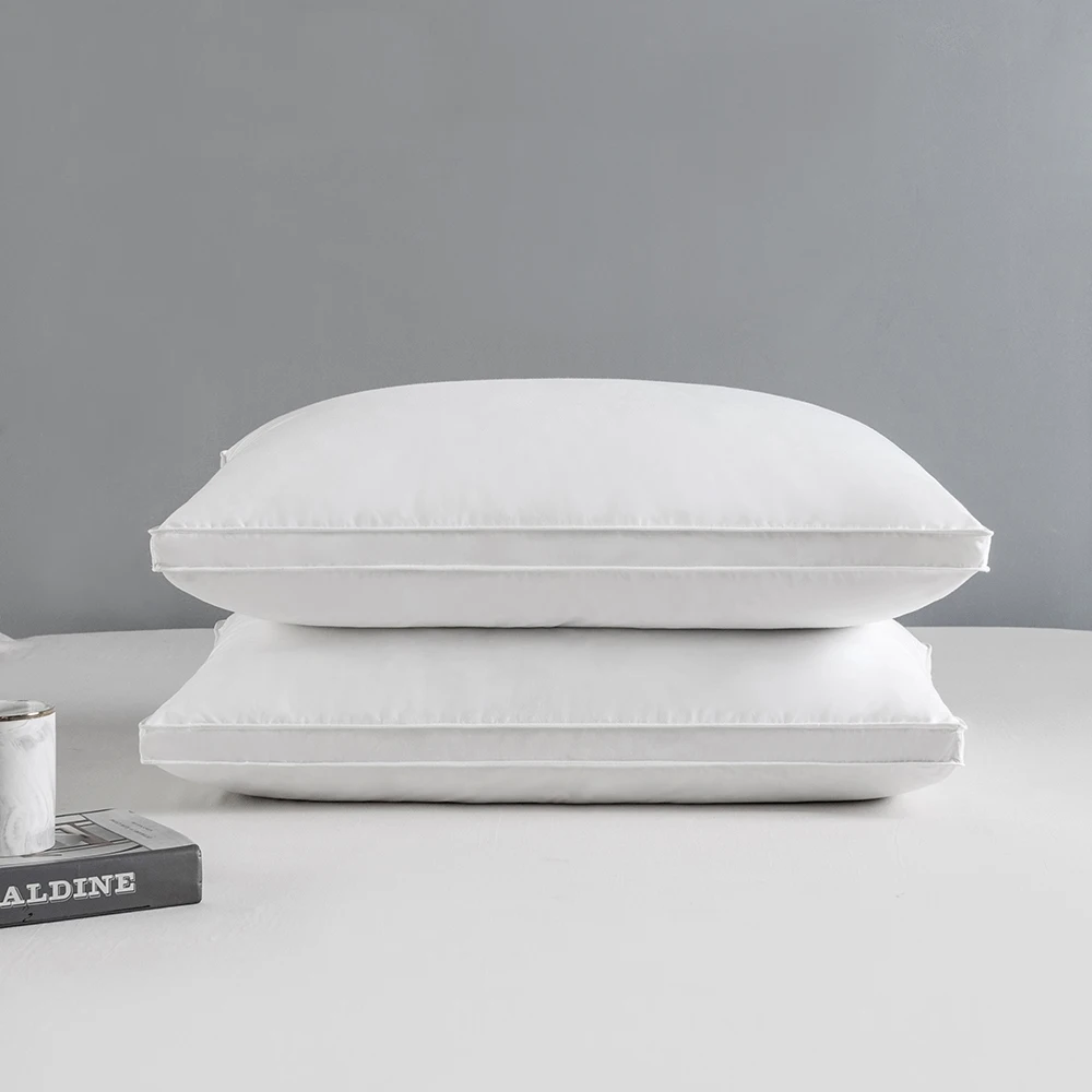 Peter Khanun Home Textile Sleeping Pillow 100% Cotton White Goose Feather Down Light Pillows Zero Pressure 3 Layers 48*74cm 050 Peter Khanun Home Textile Sleeping Pillow 100% Cotton White Goose Feather Down Light Pillows Zero Pressure 3 Layers 48*74cm 050