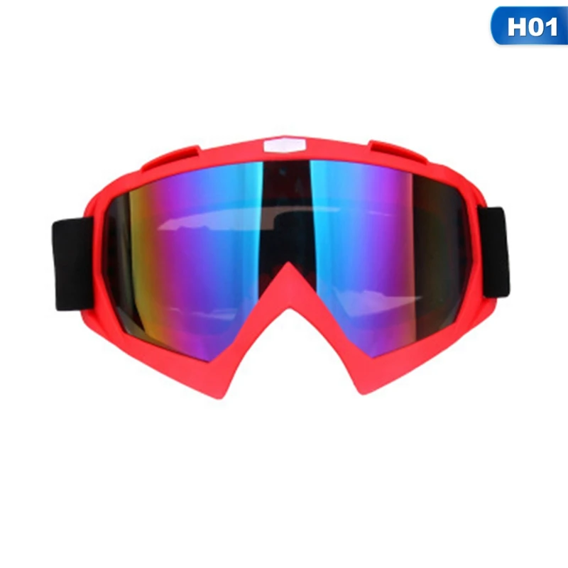 Colorful Lens Clear Motorbike Eye Protection Riding Eyewear Windproof Helmet Sunglasses Universal