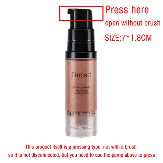 Highlighter Contouring Makeup Face Brightener Concealer Liquid Highlighter Primer Bronzer Face Cosmetics