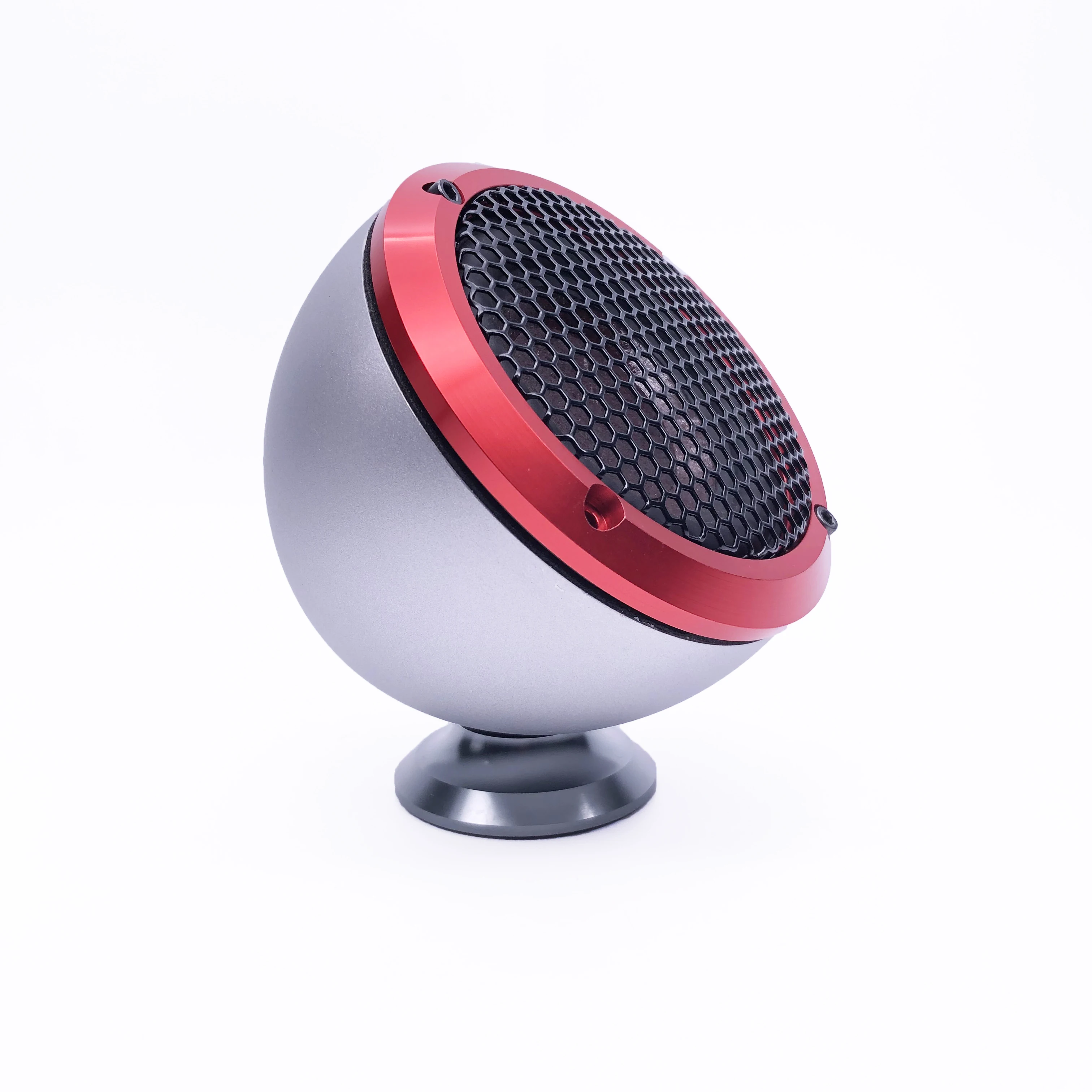 

2pcs 2.5 inch audio car tweeter base aluminum metal tweeter box 1 pair of silver car Automotivo Loud speaker bracket stand