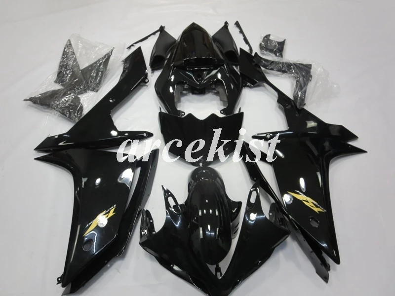 

Top Injection Mold New ABS Motorcycle Full Fairings Kit Fit for YAMAHA YZF-R1 2007 2008 07 08 bodywork set black