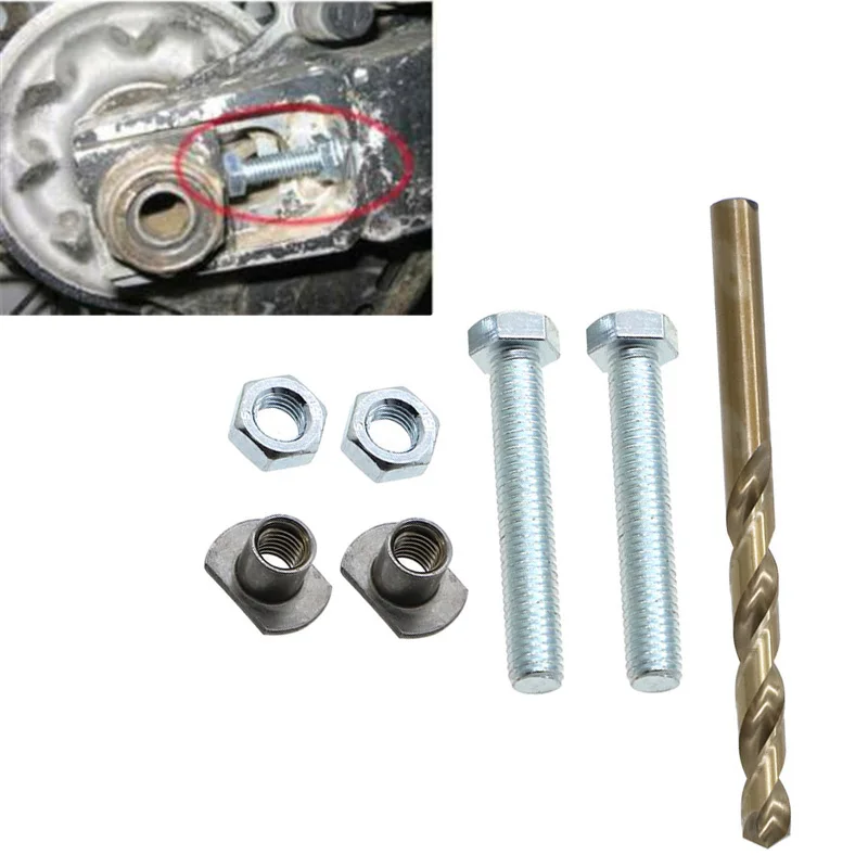 Pro-tek Chain Adjuster Bolt Repair Kit RM125 RM250 Swing Arm Buddy 2 Bolt Saver Pro-tek Chain Adjuster Bolt Repair Kit RM125 RM250 Swing Arm Buddy 2 Bolt Saver