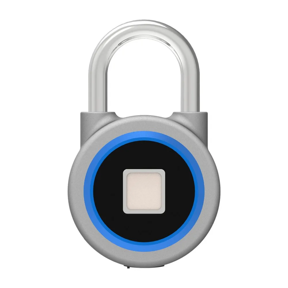 Мини Bluetooth без ключа Smart считыватель отпечатков пальцев замок P2 Анти-кражи USB IP65 Водонепроницаемый интеллигентая(ый) безопасности электронный замок