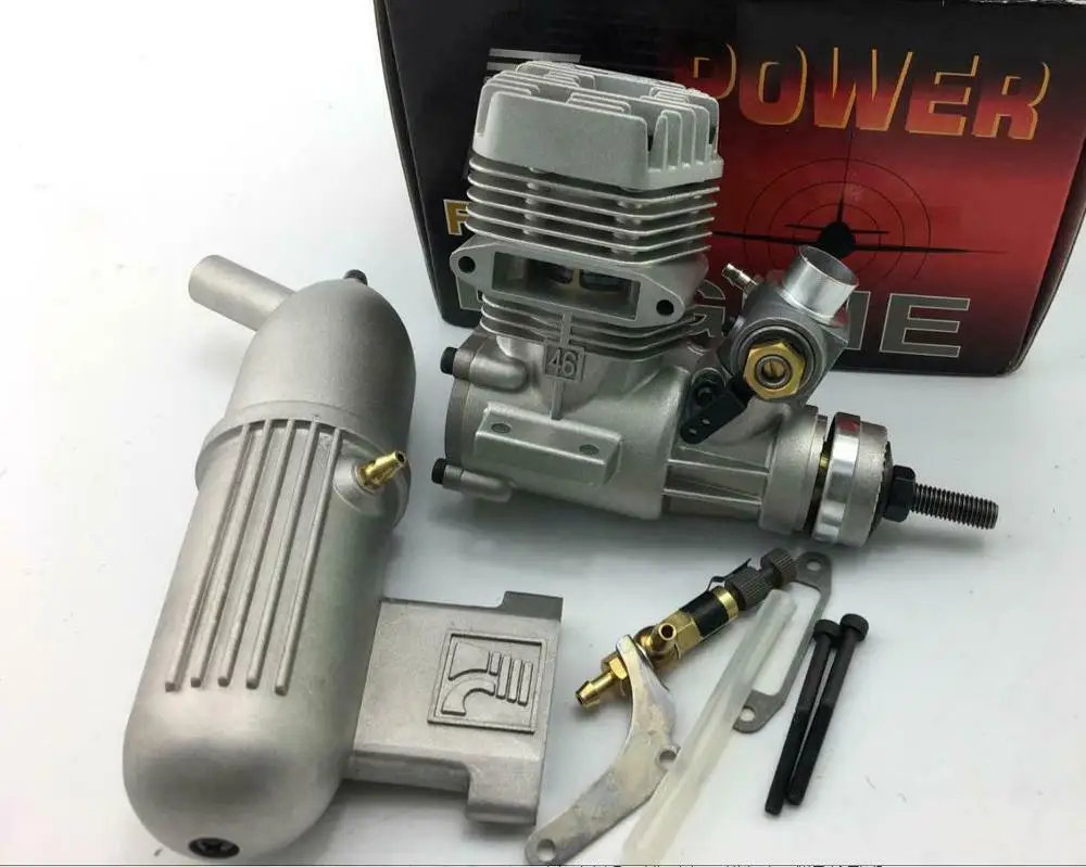 Сила 46th нитро светящийся двигатель S46AII 7.5CC самолет vs для ASP OS RC kyosho|nitro engine|asp engineengine