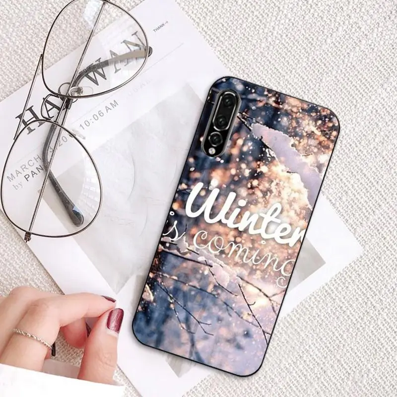 A4 Babaite Пейзаж Зима светильник снег чехол для телефона для huawei P20 P30 P20Pro P20Lite P30Lite Psmart P10 9lite - Цвет: A4
