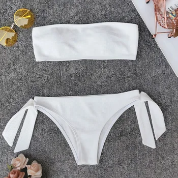 

Bikini Pure Split Ladies Swimsuit Bubble Simple Bikini Swimsuit