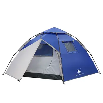 

Factory Outlet Outdoor Tent 3-4 People Double-layer Rainproof Camping Supplies Family New Speed Open Automatic Camping Equipment