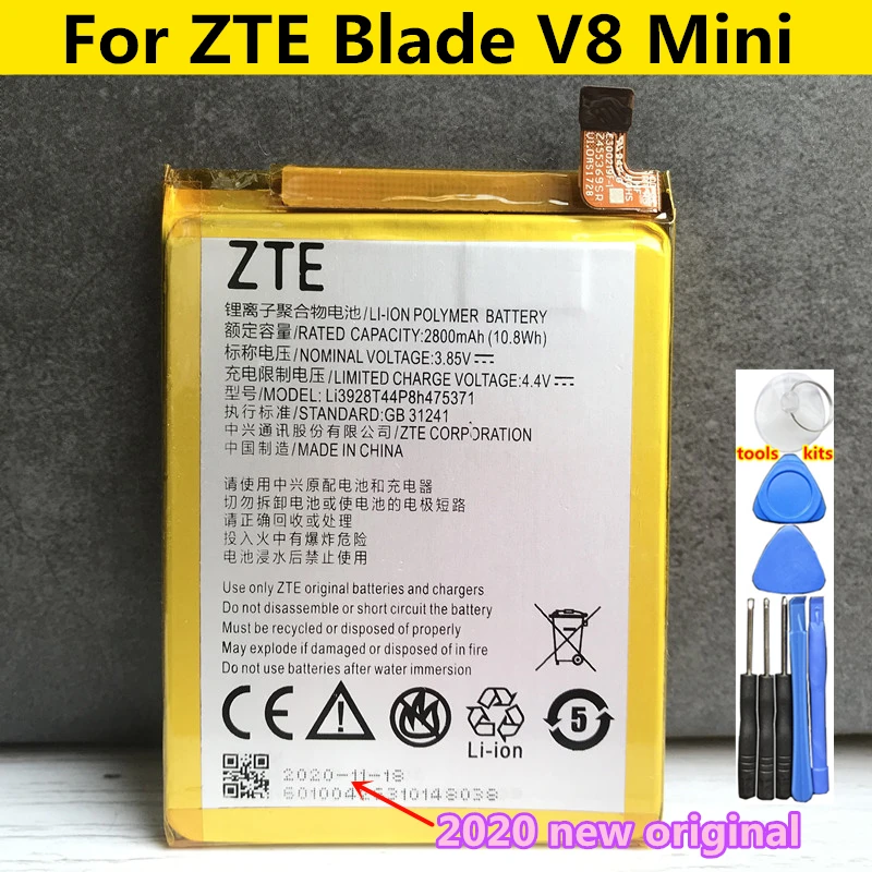 Original New Li3928t44p8h For Zte Blade V8 Mini V8mini Bv0850 V0850 Battery 2800mah Mobile Phone Batteries Aliexpress