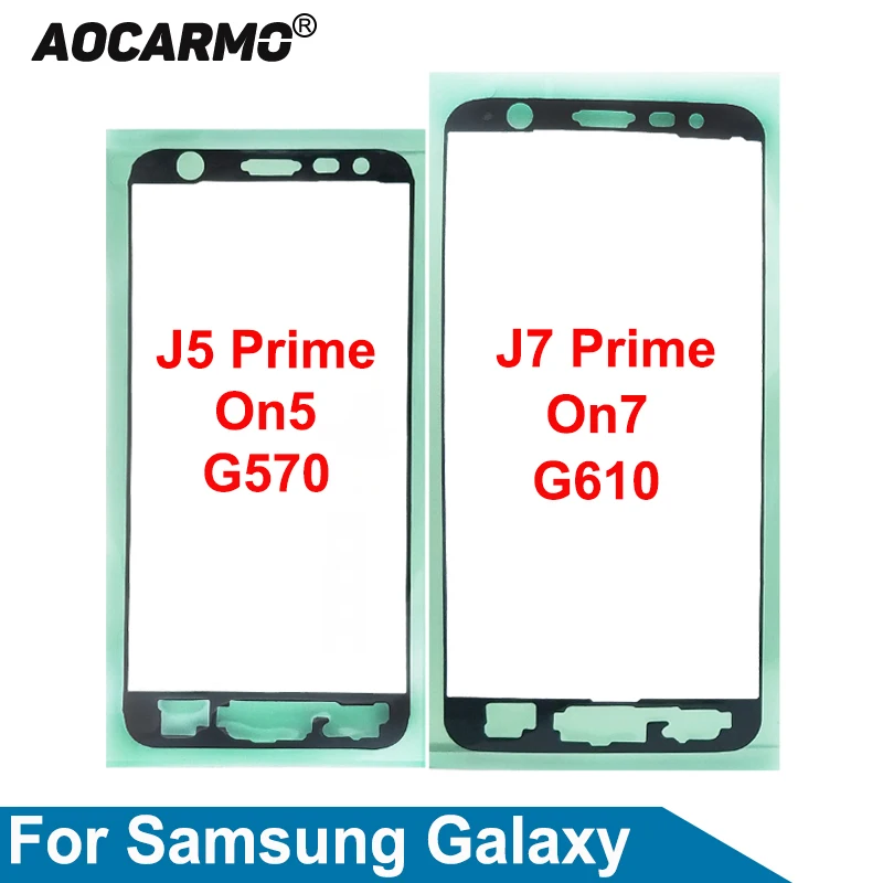 Клейкая лента Aocarmo для Samsung Galaxy J5 Prime On5 2016 клейкая рамки J7 On7 G570 G610 ЖК-экрана |