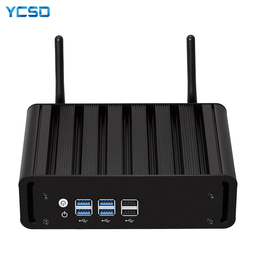 Мини ПК Intel Core i7 i5 4200U i3 2955U Windows 10 7 Linux VGA HDMI 8xusb микро безвентиляторный мини