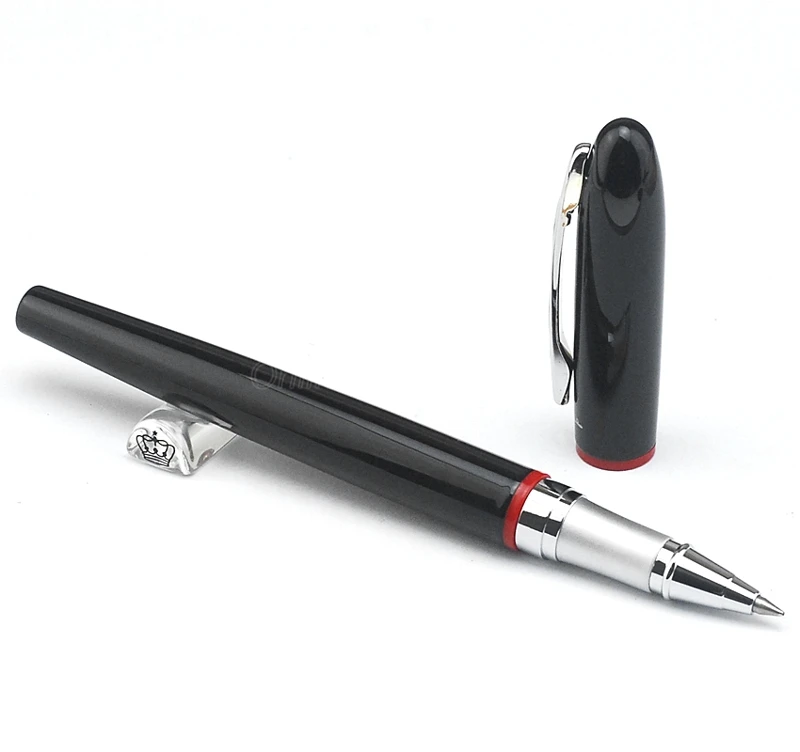 Picasso 907 Brand New Montmartre Pimio Metal Black Roller Ball Pen With Red Ring Original Box Fine Nib Writing Gift Pen journal writing notebook ring binder with pen loop refillable notepad travel agenda for men women