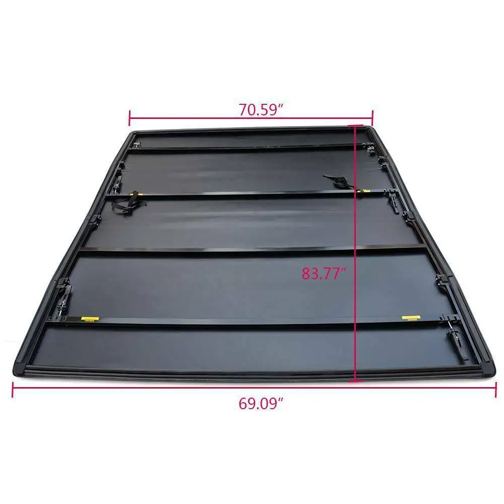 Tonneau Cover Soft Tri Fold Car Truck Cover For Ford F-150 09-14 5.5ft 66inch Short Bed