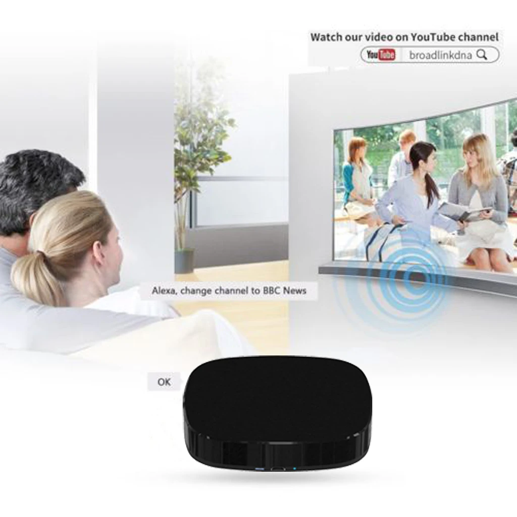 Mini Universal Automatic TV Remote Control Smart Home Hub Learning Controller WIFI+IR Intelligent Smart Remote smart Home sensor