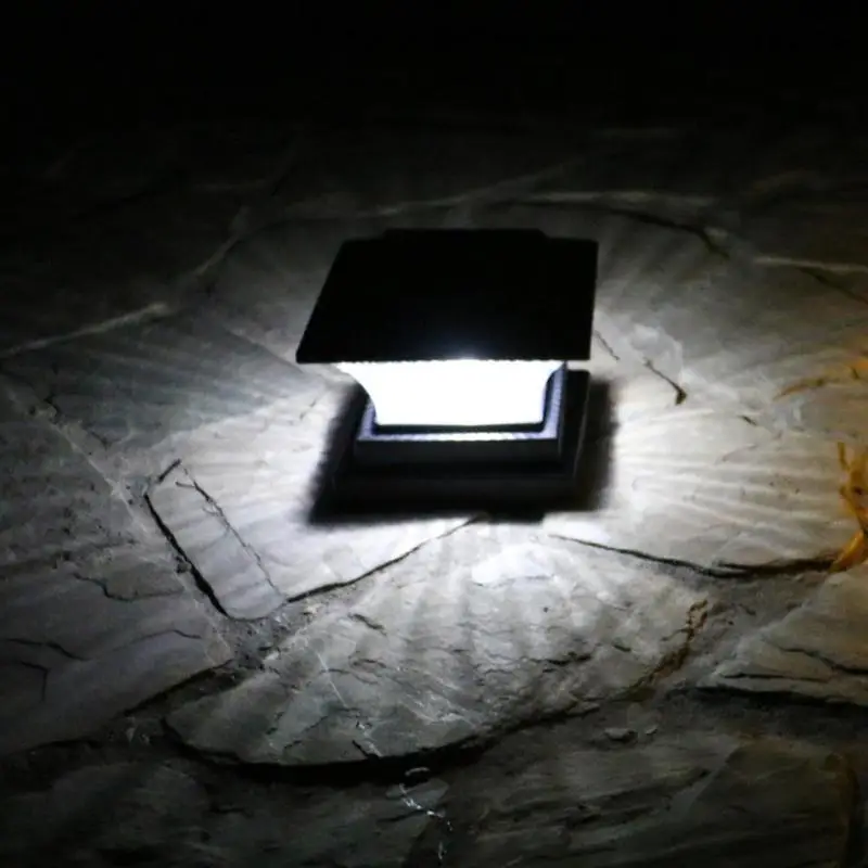 

Outdoor Solar LED Post Lamp ABS Positive White/Warm Light NiMH 1.2V Waterproof Fence Light Pillar Lights for Garden Yard