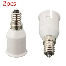 2 шт./лот E14 к B22 Лампа База гнездо преобразования держатель лампы конвертер адаптер для Светодиодный светильник поддержка дропшиппинг