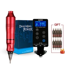 Перманентный макияж бровей губ татуировки машина питания картридж иглы бесплатный подарок аксессуары для тату