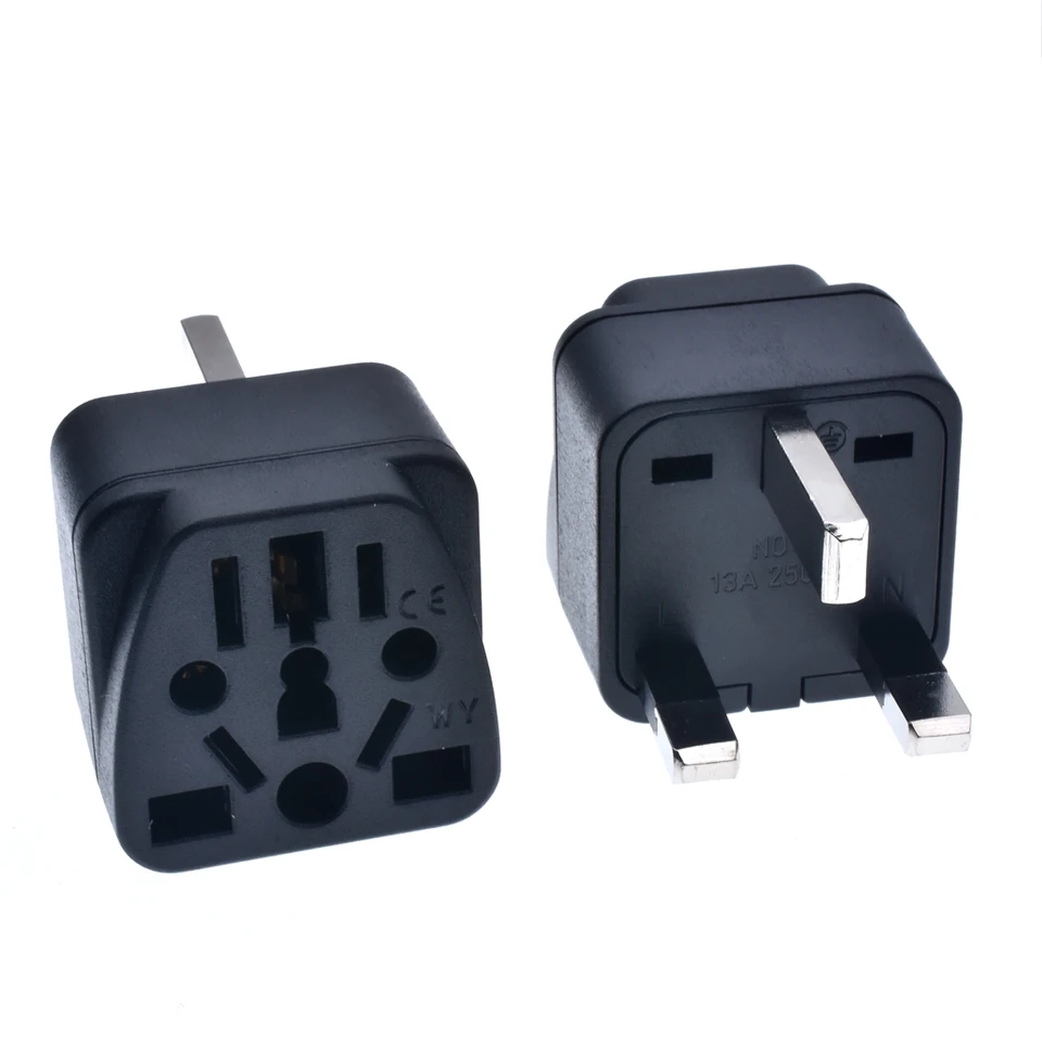 Adattatore Da Viaggio UK Tipo G – Set Da 2 – Spina Universale Per Inghilterra, Irlanda, Singapore - 4