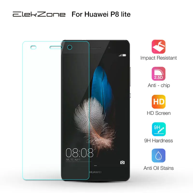 

Nano-coated 9H HD Phone Screen Tempered Glass Film For Huawei P8 Lite Protective For Huawei G6 Honor 8 4C 5C 6 g7 P6 P7 Mate 7 8