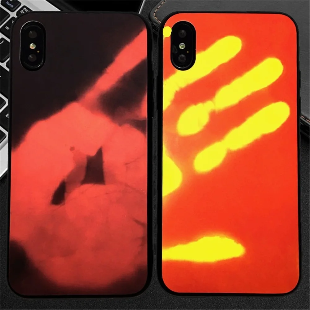 Heat Should Change Colork Phone Case for IPhone 11 Pro Max X XS Resistant Shockproof Bumper 5 5SE 6 7 8 Plus | Мобильные телефоны и