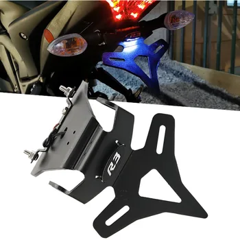 

For Yamaha YZF R3 YZFR3 2015 2016-2018 Motorcycle Accessories License Plate Holder Bracket Frame Tail Tidy Fender Eliminator