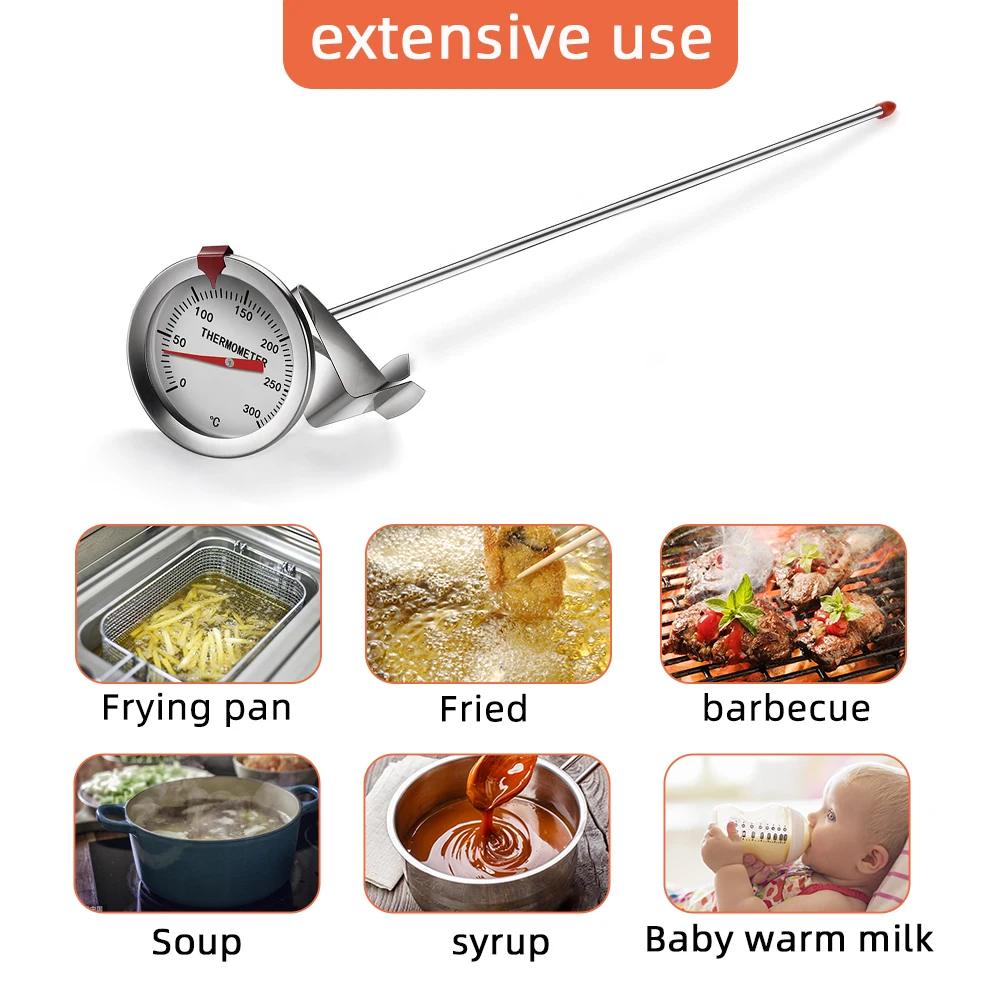 New Instant-Read Accurate Stainless Steel Cooking Food Meat Probe  Thermometer R7UA - AliExpress