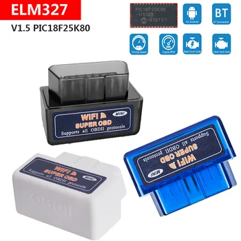 

Diagnostic Tool ELM327 WIFI V1.5 OBD2 Scanner For Chrysler Sebring 200 300 Series S Crossfire Car Engine Code Reader Scanner