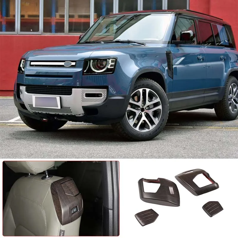 

Car Accessories Front Seats Overturned Switch Cover Trim Decorative Protective Cover ABS For Land Rover Defender 90 2020-2022