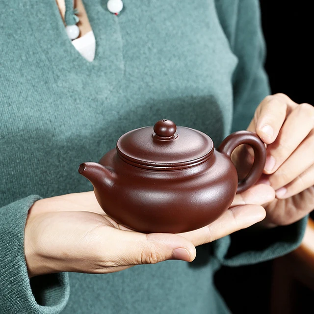 Yixing Ajánlott Tiszta Kézi Rong-Hua Wu Levetkőzött Érc Lila Agyag Zhu Antik Teás Tea Teakészlet - Image 5