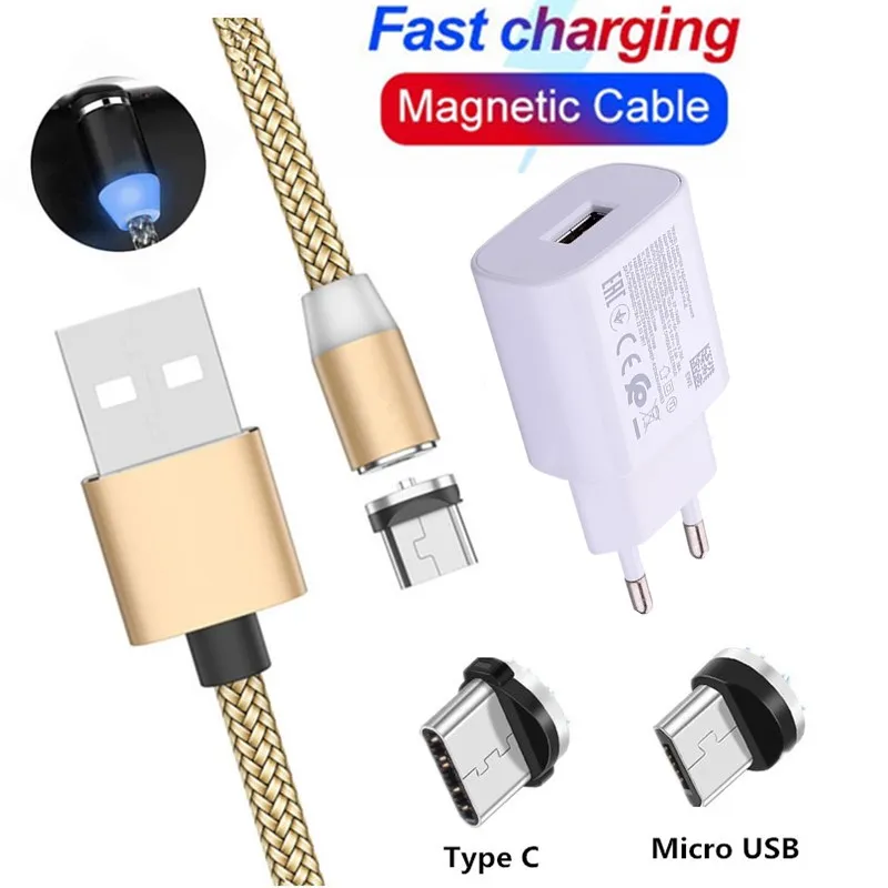 

Magnetic USB Cable Type C Micro USB Fast Charger Cable For Xiaomi Redmi note 7 6 pro 7A 5 plus 4 mi 9 se CC9 E A1 A2 A3 LITE 5S