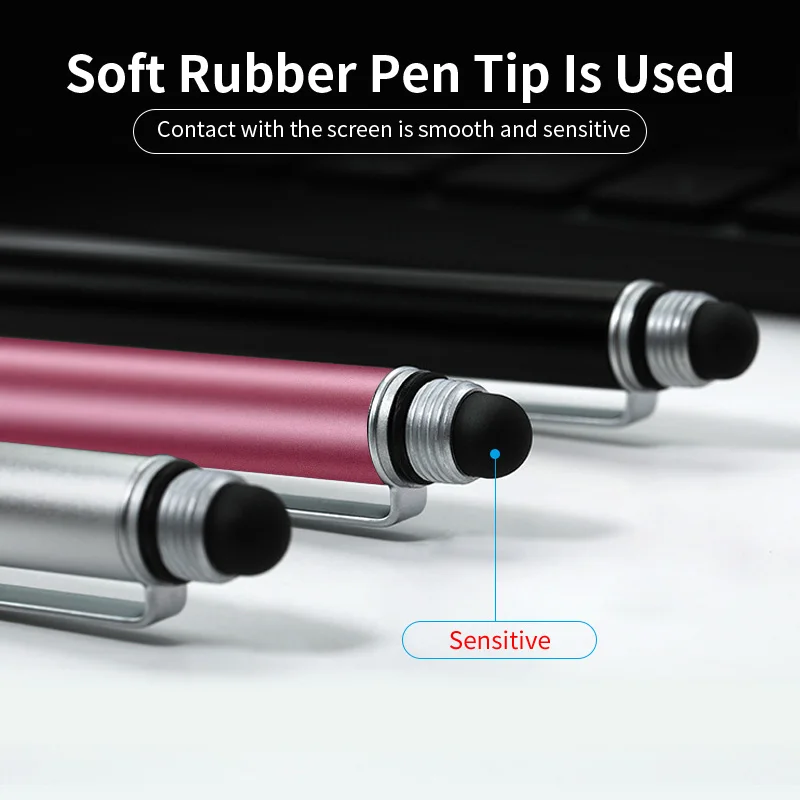 ANKNDO 2-в-1 стилус для мобильного планшета, ручка для смартфона, сенсорный экран, ручка для планшета Xiaomi Huawei Samsung, карандаш для рисования ► Фото 3/6
