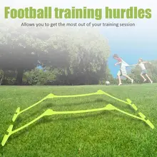 5pcs Football Training Hurdles Soccer Agility Speed Sports Training Equipments Hurdles Aids Barrier Adjustable Height Train B6r2